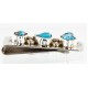 Handmade Certified Authentic Navajo Nickel and .925 Sterling Silver Natural Turquoise Native American Money Clip 10528-1