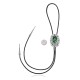 Handmade Certified Authentic Navajo .925 Sterling Silver Native American Natural Turquoise Bolo Tie 34251