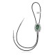 Handmade Certified Authentic Navajo .925 Sterling Silver Native American Natural Turquoise Bolo Tie 34251