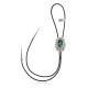 Handmade Certified Authentic Navajo .925 Sterling Silver Native American Natural Turquoise Bolo Tie 34251