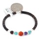 Navajo Certified Authentic Natural Carnelian Tigers Eye Heishi Native American Adjustable Wrap Bracelet 13181-1