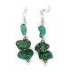 .925 Sterling Silver Hooks Certified Authentic Navajo Natural Turquoise Native American Dangle Earrings 18294-1 .925 Sterling Silver Hooks Certified Authentic Navajo Natural Turquoise Native American Dangle Earrings 18294-1