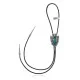 Arrowhead, Feather Handmade Navajo .925 Sterling Silver Native American Natural Turquoise Bolo Tie 34277 Arrowhead, Feather Handmade Navajo .925 Sterling Silver Native American Natural Turquoise Bolo Tie 34277