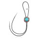 Handmade Certified Authentic Navajo .925 Sterling Silver Native American Natural Turquoise Coral Bolo Tie 34280