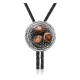 Handmade Navajo .925 Sterling Silver Native American Opal Bolo Tie 34287 Handmade Navajo .925 Sterling Silver Native American Opal Bolo Tie 34287
