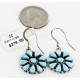 Handmade Certified Authentic Navajo .925 Sterling Silver Natural Turquoise Set Native American Necklace Earrings 15789-14644