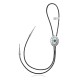 Sun .925 Sterling Silver Certified Authentic Handmade Navajo Native American Natural Turquoise Bolo Tie 34297
