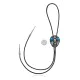 Sun, Mountain .925 Sterling Silver Handmade Navajo Native American Natural Turquoise Bolo Tie 34301 Sun, Mountain .925 Sterling Silver Handmade Navajo Native American Natural Turquoise Bolo Tie 34301