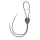 Sun, Mountain .925 Sterling Silver Handmade Navajo Native American Natural Turquoise Bolo Tie 34301 Sun, Mountain .925 Sterling Silver Handmade Navajo Native American Natural Turquoise Bolo Tie 34301