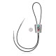 Feather .925 Sterling Silver Certified Authentic Handmade Navajo Native American Natural Turquoise Bolo Tie 34302