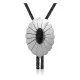 Sun .925 Sterling Silver Handmade Navajo Native American Black Onyx Bolo Tie 34304 Sun .925 Sterling Silver Handmade Navajo Native American Black Onyx Bolo Tie 34304