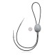 Handmade Certified Authentic Navajo .925 Sterling Silver Native American Agate Bolo Tie 34305