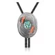 Leaf .925 Sterling Silver Handmade Navajo Native American Natural Turquoise Coral Bolo Tie 34306 Leaf .925 Sterling Silver Handmade Navajo Native American Natural Turquoise Coral Bolo Tie 34306