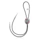 Leaf .925 Sterling Silver Handmade Navajo Native American Natural Turquoise Coral Bolo Tie 34306 Leaf .925 Sterling Silver Handmade Navajo Native American Natural Turquoise Coral Bolo Tie 34306