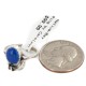 Handmade Certified Authentic Navajo .925 Sterling Silver Natural Lapis Lazuli Native American Ring 26212-1 Handmade Certified Authentic Navajo .925 Sterling Silver Natural Lapis Lazuli Native American Ring 26212-1