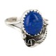 Handmade Certified Authentic Navajo .925 Sterling Silver Natural Lapis Lazuli Native American Ring 26212-1 Handmade Certified Authentic Navajo .925 Sterling Silver Natural Lapis Lazuli Native American Ring 26212-1