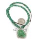 .925 Sterling Silver Certified Authentic Navajo Natural Turquoise Native American Necklace 18300-1570 .925 Sterling Silver Certified Authentic Navajo Natural Turquoise Native American Necklace 18300-1570