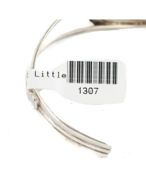 Certified Authentic .925 Sterling Silver Navajo Handmade Natural Turquoise Native American Cuff Bracelet 1307