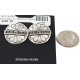 .925 Sterling Silver Certified Authentic Hopi Story Teller Native American Stud Earrings 13185