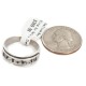 .925 Sterling Silver Certified Authentic Hopi Story Teller Native American Ring Size 10 18310-1