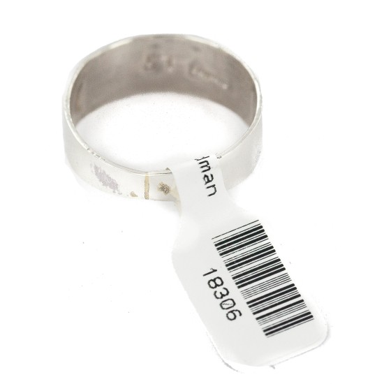 .925 Sterling Silver Certified Authentic Hopi Story Teller Native American Ring Size 12 18306