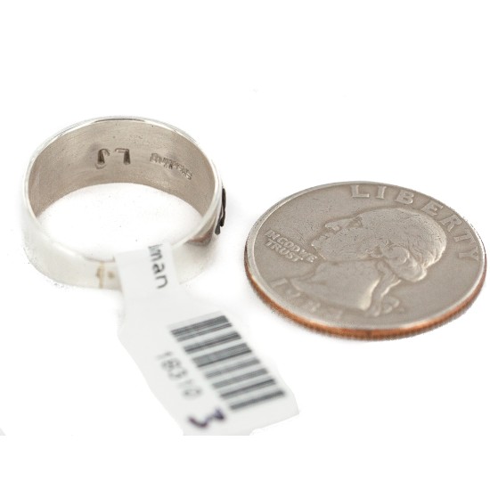 .925 Sterling Silver Certified Authentic Hopi Native American Ring Size 8 18310-3 .925 Sterling Silver Certified Authentic Hopi Native American Ring Size 8 18310-3