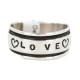 .925 Sterling Silver Certified Authentic Hopi Love Native American Ring  18308-1