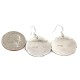 .925 Sterling Silver Certified Authentic Hopi Story Teller Native American Dangle Earrings 13184
