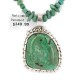 .925 Sterling Silver Certified Authentic Navajo Natural Turquoise Native American Necklace 18300-1570 .925 Sterling Silver Certified Authentic Navajo Natural Turquoise Native American Necklace 18300-1570