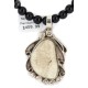 .925 Sterling Silver Certified Authentic Navajo Natural White Buffalo Black Onyx Native American Necklace 18301-15786 .925 Sterling Silver Certified Authentic Navajo Natural White Buffalo Black Onyx Native American Necklace 18301-15786