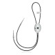 Sun .925 Sterling Silver Certified Authentic Handmade Navajo Native American Natural Turquoise Oval Bolo Tie 34309 Sun .925 Sterling Silver Certified Authentic Handmade Navajo Native American Natural Turquoise Oval Bolo Tie 34309
