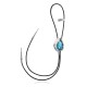 Feather .925 Sterling Silver Certified Authentic Handmade Navajo Native American Natural Turquoise Bolo Tie 34311 Feather .925 Sterling Silver Certified Authentic Handmade Navajo Native American Natural Turquoise Bolo Tie 34311