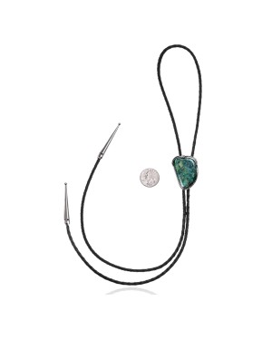 Flower Leaf .925 Sterling Silver Certified Authentic Handmade Navajo Native American Natural Turquoise Bolo Tie 34316 Flower Leaf .925 Sterling Silver Certified Authentic Handmade Navajo Native American Natural Turquoise Bolo Tie 34316