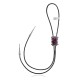 Swirl .925 Sterling Silver Certified Authentic Handmade Navajo Native American Spiny Oyster Bolo Tie 34325 Swirl .925 Sterling Silver Certified Authentic Handmade Navajo Native American Spiny Oyster Bolo Tie 34325