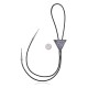 Arrowhead .925 Sterling Silver Certified Authentic Handmade Navajo Native American Chip Inlay Opal Bolo Tie 34329
