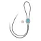 Feather .925 Sterling Silver Handmade Navajo Native American Natural Turquoise Bolo Tie 34331 Feather .925 Sterling Silver Handmade Navajo Native American Natural Turquoise Bolo Tie 34331