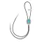 Feather .925 Sterling Silver Handmade Navajo Native American Natural Turquoise Bolo Tie 34331 Feather .925 Sterling Silver Handmade Navajo Native American Natural Turquoise Bolo Tie 34331