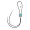 Feather .925 Sterling Silver Handmade Navajo Native American Natural Turquoise Bolo Tie 34331 Feather .925 Sterling Silver Handmade Navajo Native American Natural Turquoise Bolo Tie 34331