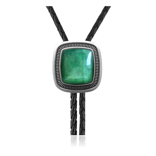 Sun .925 Sterling Silver Certified Authentic Handmade Navajo Native American Natural Turquoise Bolo Tie 34336 Sun .925 Sterling Silver Certified Authentic Handmade Navajo Native American Natural Turquoise Bolo Tie 34336