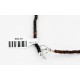 Certified Authentic Navajo .925 Sterling Silver Graduated Heishi and Spiny Oyster Turquoise Native American Necklace 16059