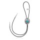 Leaf .925 Sterling Silver Certified Authentic Handmade Navajo Native American Natural Turquoise Bolo Tie 34339 Leaf .925 Sterling Silver Certified Authentic Handmade Navajo Native American Natural Turquoise Bolo Tie 34339