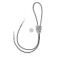 Cactus Mountain Wolf .925 Sterling Silver Handmade Navajo Native American Bolo Tie 34346 Cactus Mountain Wolf .925 Sterling Silver Handmade Navajo Native American Bolo Tie 34346