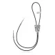 Cactus Mountain Wolf .925 Sterling Silver Handmade Navajo Native American Bolo Tie 34346 Cactus Mountain Wolf .925 Sterling Silver Handmade Navajo Native American Bolo Tie 34346