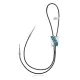Handmade Navajo .925 Sterling Silver Native American Natural Turquoise Bolo Tie 34347 Handmade Navajo .925 Sterling Silver Native American Natural Turquoise Bolo Tie 34347