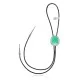 Swirl .925 Sterling Silver Handmade Navajo Native American Natural Turquoise Bolo Tie 34352 Swirl .925 Sterling Silver Handmade Navajo Native American Natural Turquoise Bolo Tie 34352