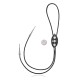 Cactus .925 Sterling Silver Certified Authentic Handmade Navajo Native American Bolo Tie 34360