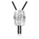 Wave .925 Sterling Silver Certified Authentic Handmade Navajo Native American Bolo 34363
