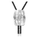 Wave .925 Sterling Silver Handmade Navajo Native American Bolo 34363 Wave .925 Sterling Silver Handmade Navajo Native American Bolo 34363