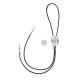 Wave .925 Sterling Silver Handmade Navajo Native American Bolo 34363 Wave .925 Sterling Silver Handmade Navajo Native American Bolo 34363