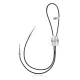 Wave .925 Sterling Silver Handmade Navajo Native American Bolo 34363 Wave .925 Sterling Silver Handmade Navajo Native American Bolo 34363